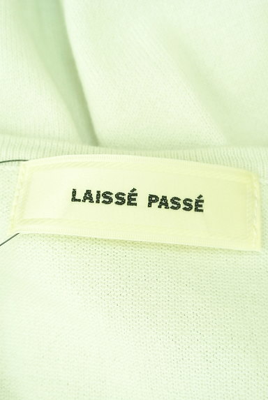 LAISSE PASSE（レッセパッセ）の古着「フリルスカラップ８分袖カーディガン（カーディガン・ボレロ）」大画像６へ