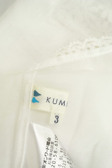 KUMIKYOKU（組曲）の古着「花柄レースシアーブラウス（カットソー・プルオーバー）」大画像６へ