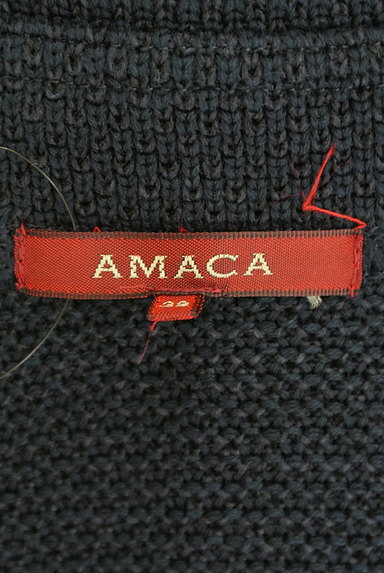 AMACA（アマカ）の古着「ジャケット風ニットカーディガン（カーディガン・ボレロ）」大画像６へ