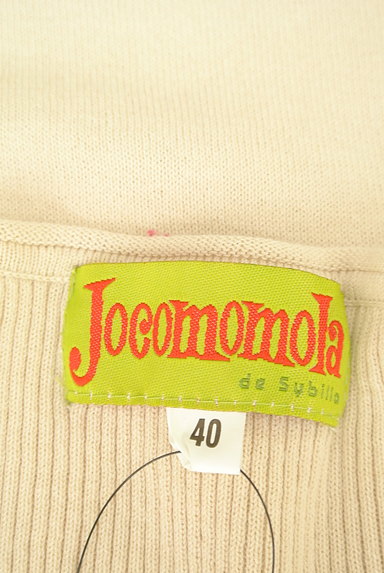 Jocomomola（ホコモモラ）の古着「花刺繍Aラインコットンニット（ニット）」大画像６へ