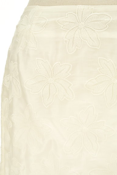BEAMS Women's（ビームス　ウーマン）の古着「花刺繍タイトスカート（スカート）」大画像４へ