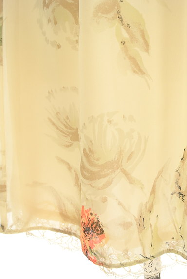 Rouge vif La cle（ルージュヴィフラクレ）の古着「花柄シフォンフレアキャミワンピース（キャミワンピース）」大画像５へ