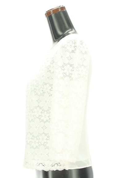 LAISSE PASSE（レッセパッセ）の古着「花刺繍レースカットソー（カットソー・プルオーバー）」大画像３へ