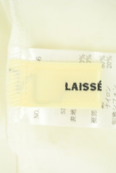 LAISSE PASSE（レッセパッセ）の古着「花刺繍レースカットソー（カットソー・プルオーバー）」大画像６へ