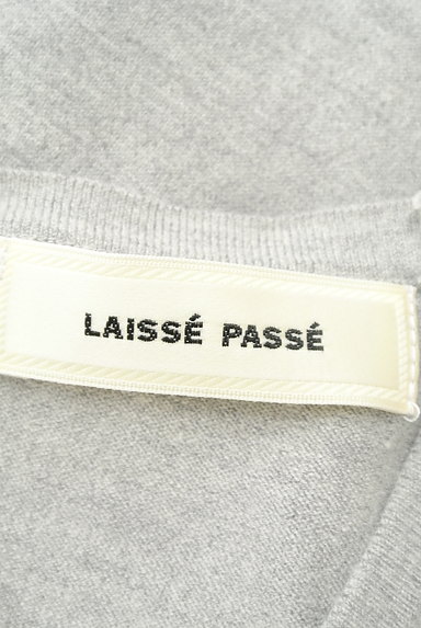 LAISSE PASSE（レッセパッセ）の古着「ビーズ刺繍ニット＋カーディガン（アンサンブル）」大画像６へ