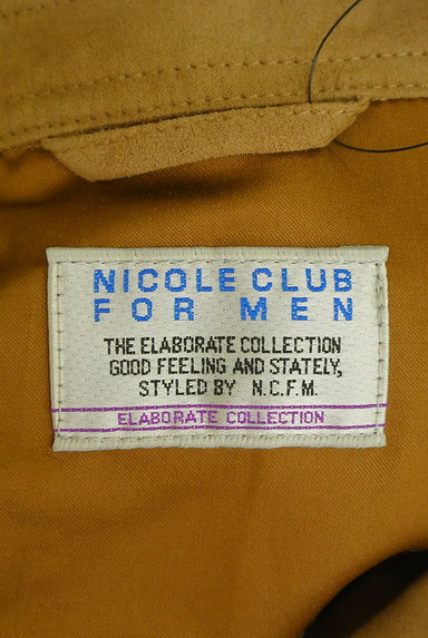 NICOLE CLUB FOR MEN（ニコルクラブフォーメン）の古着「スウェード美シルエットシャツ（カジュアルシャツ）」大画像６へ