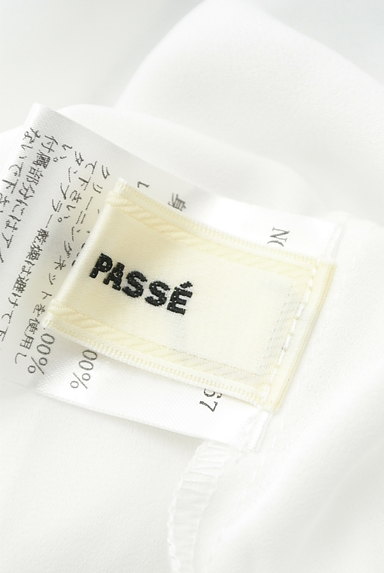 LAISSE PASSE（レッセパッセ）の古着「ビジュー付きレース襟シフォンブラウス（ブラウス）」大画像６へ