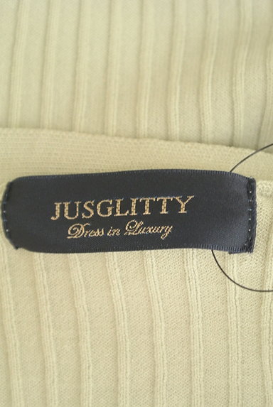 JUSGLITTY（ジャスグリッティー）の古着「ペールカラーリブニットアンサンブル（アンサンブル）」大画像６へ