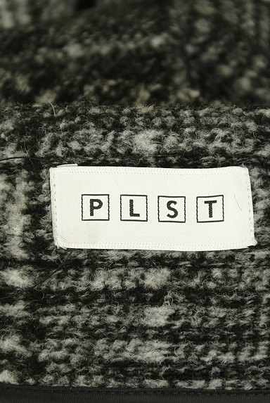 PLST（プラステ）の古着「チェックウールロングコート（コート）」大画像６へ