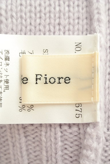 Debut de Fiore by LAISSE PASSE（デビュー・ド・フィオレ）の古着「ビジューボタンケーブルニットワンピ（ワンピース・チュニック）」大画像６へ