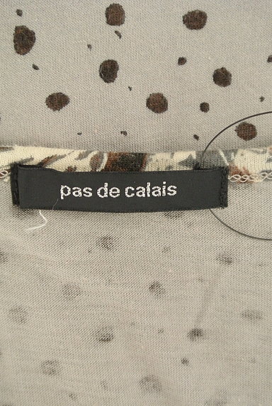Pas de calais（パドカレ）の古着「後ろ切替の総柄カットソー（カットソー・プルオーバー）」大画像６へ