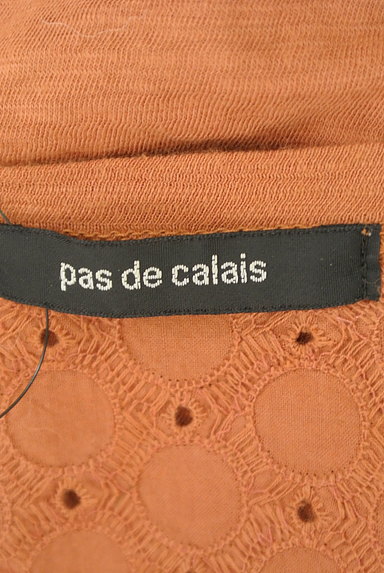 Pas de calais（パドカレ）の古着「背中ヨークレース切替カットソー（カットソー・プルオーバー）」大画像６へ