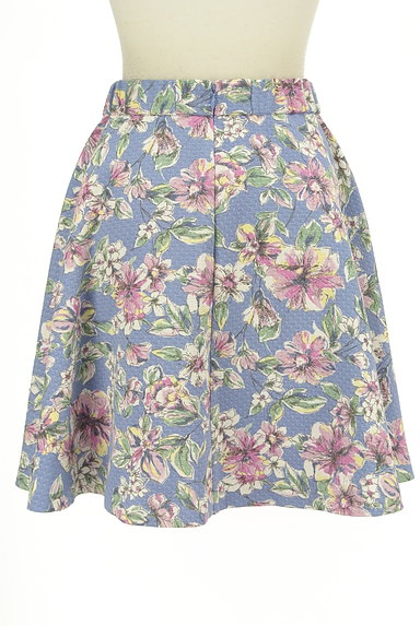 LAISSE PASSE（レッセパッセ）の古着「花柄フレアミニスカート（ミニスカート）」大画像２へ
