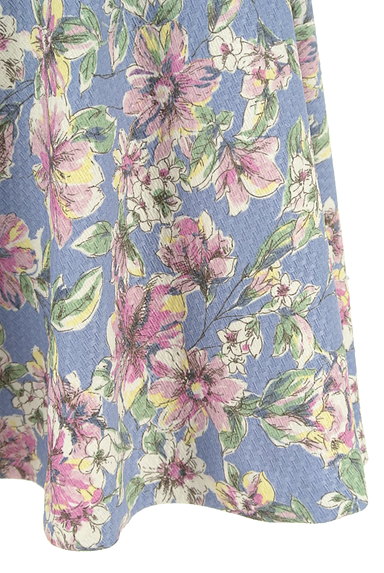 LAISSE PASSE（レッセパッセ）の古着「花柄フレアミニスカート（ミニスカート）」大画像５へ