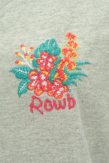RODEO CROWNS（ロデオクラウン）の古着「刺繍＆プリントVネックTシャツ（Ｔシャツ）」大画像４へ