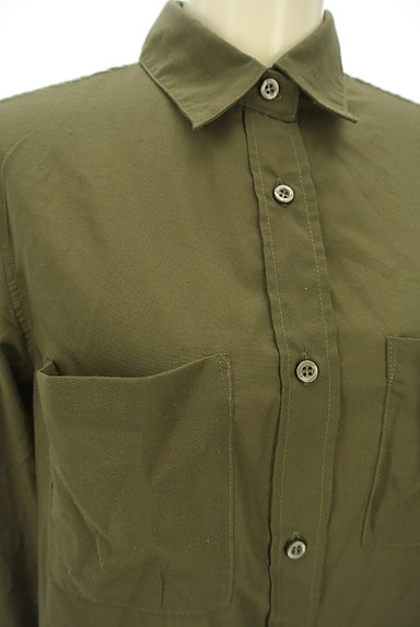 SLY（スライ）の古着「ミリタリーなチュニックシャツ（カジュアルシャツ）」大画像４へ