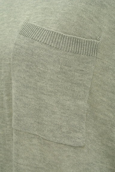 SM2（サマンサモスモス）の古着「ポケット５分袖ゆったりニット（ニット）」大画像４へ