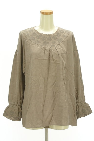 SM2（サマンサモスモス）の古着「刺繍入りボリューム袖カットソー（カットソー・プルオーバー）」大画像１へ