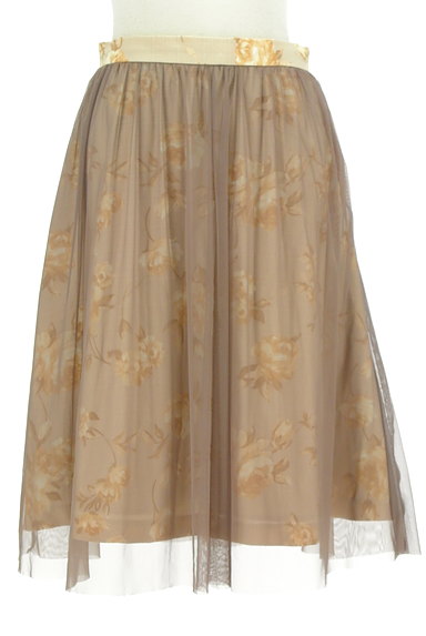 KATHARINE ROSS（キャサリンロス）の古着「花柄チュールフレアスカート（スカート）」大画像１へ