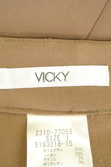 VICKY（ビッキー）の古着「ゴールドボタンストレートパンツ（パンツ）」大画像６へ