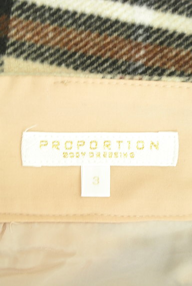 PROPORTION BODY DRESSING（プロポーションボディ ドレッシング）の古着「チェック柄サーキュラースカート（スカート）」大画像６へ