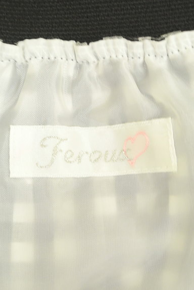 Feroux（フェルゥ）の古着「ギンガムティアードミニスカ（ミニスカート）」大画像６へ