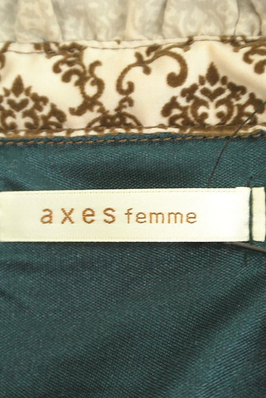 axes femme（アクシーズファム）の古着「ダマスク柄ニットワンピース（ワンピース・チュニック）」大画像６へ