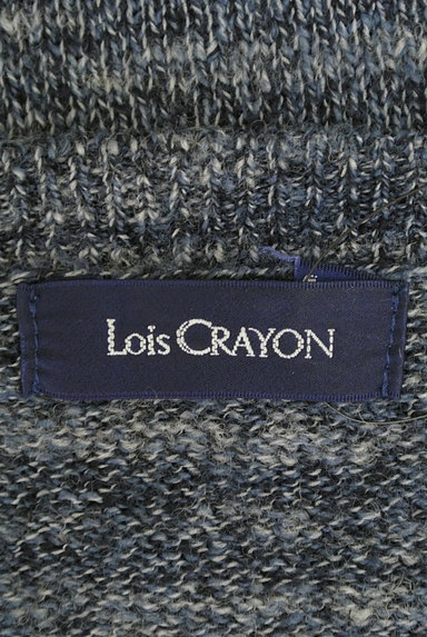Lois CRAYON（ロイスクレヨン）の古着「フレンチブルドッグミックスニット（ニット）」大画像６へ