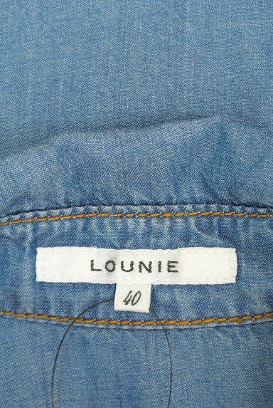 LOUNIE（ルーニィ）の古着「肩ギャザーのデニムブラウス（ブラウス）」大画像６へ