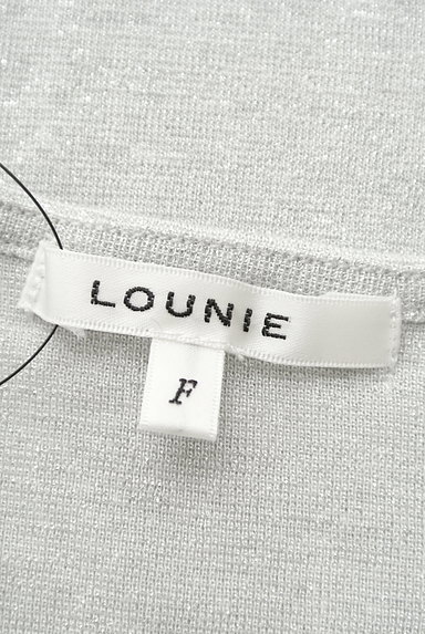LOUNIE（ルーニィ）の古着「アシンメトリーラメカットソー（カットソー・プルオーバー）」大画像６へ