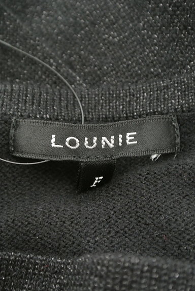 LOUNIE（ルーニィ）の古着「ドロップショルダーボートネックニット（ニット）」大画像６へ