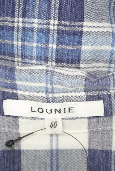 LOUNIE（ルーニィ）の古着「カジュアルチェック柄シャツ（カジュアルシャツ）」大画像６へ