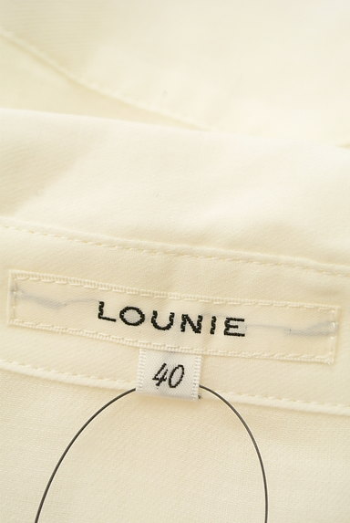LOUNIE（ルーニィ）の古着「カシュクールドレープシアーシャツ（ブラウス）」大画像６へ