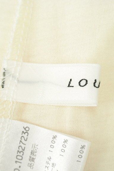 LOUNIE（ルーニィ）の古着「ラメ刺繍レース切替シフォンカットソー（カットソー・プルオーバー）」大画像６へ