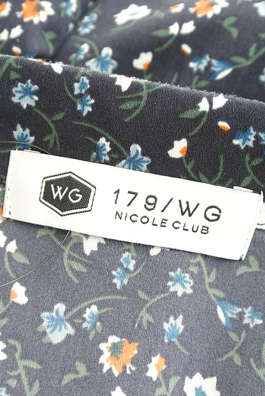 NICOLE（ニコル）の古着「ワンポイント刺繍七分袖小花柄シャツワンピ（ワンピース・チュニック）」大画像６へ