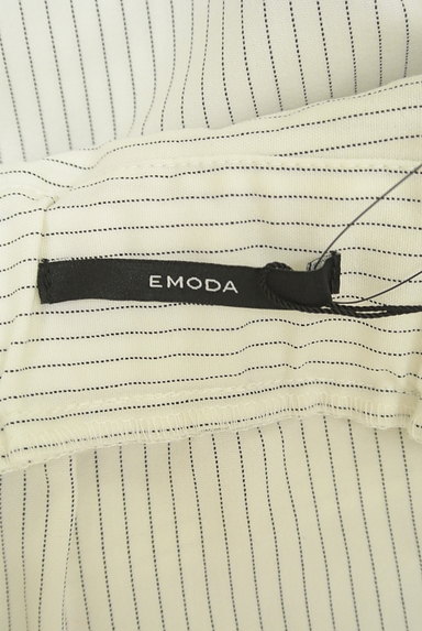 EMODA（エモダ）の古着「ボリューム襟ストライプ柄プルオーバー（カットソー・プルオーバー）」大画像６へ