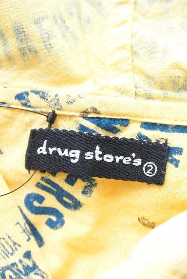 drug store's（ドラッグストアーズ）の古着「ロゴ総柄カジュアルシャツ（カジュアルシャツ）」大画像６へ