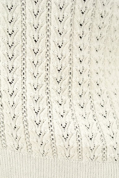 LAISSE PASSE（レッセパッセ）の古着「透かし編み７分袖カーディガン（カーディガン・ボレロ）」大画像５へ