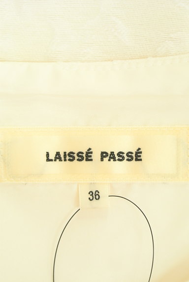 LAISSE PASSE（レッセパッセ）の古着「ジャガードタックワンピース（ワンピース・チュニック）」大画像６へ