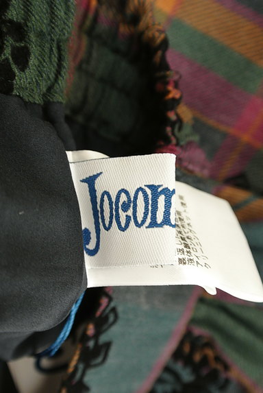 Jocomomola（ホコモモラ）の古着「フロッキー花柄ミモレ丈スカート（ロングスカート・マキシスカート）」大画像６へ