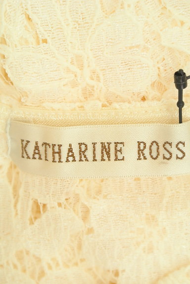 KATHARINE ROSS（キャサリンロス）の古着「フレアスリーブ花柄レースプルオーバー（カットソー・プルオーバー）」大画像６へ