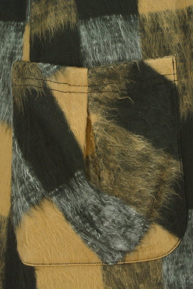 Jocomomola（ホコモモラ）の古着「ふわふわチェックのワンピース（ワンピース・チュニック）」大画像５へ