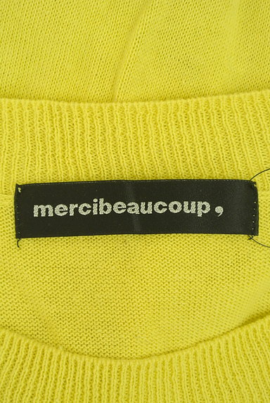 mercibeaucoup（メルシーボークー）の古着「ドット柄カラーニットチュニック（ニット）」大画像６へ