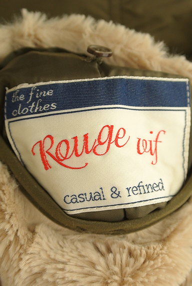 Rouge vif La cle（ルージュヴィフラクレ）の古着「ファーライナー付きミリタリーコート（コート）」大画像６へ