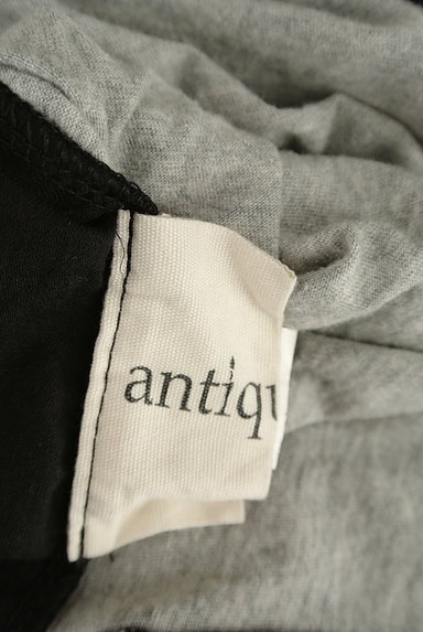antiqua（アンティカ）の古着「別地切替ゆったりロングシャツ（カジュアルシャツ）」大画像６へ