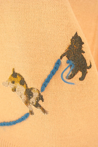 Par Avion（パラビオン）の古着「ネコと犬のなわとびカーディガン（カーディガン・ボレロ）」大画像５へ