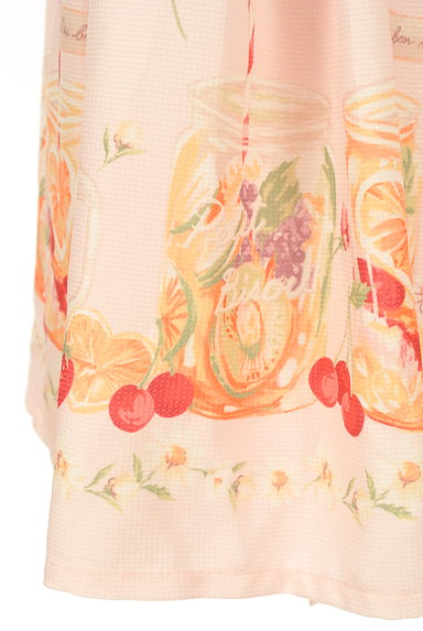 LIZ LISA（リズリサ）の古着「フルーツ×花柄ガーリーキャミワンピース（キャミワンピース）」大画像５へ