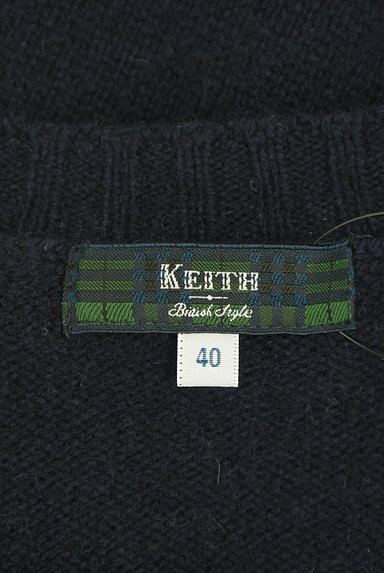KEITH（キース）の古着「ケーブル編みアクセントドロップショルダーニット（ニット）」大画像６へ