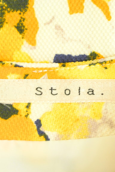 Stola.（ストラ）の古着「膝丈花柄ワンピース（ワンピース・チュニック）」大画像６へ