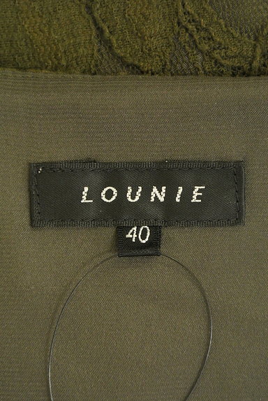 LOUNIE（ルーニィ）の古着「レースアップ刺繍レースワンピース（ワンピース・チュニック）」大画像６へ
